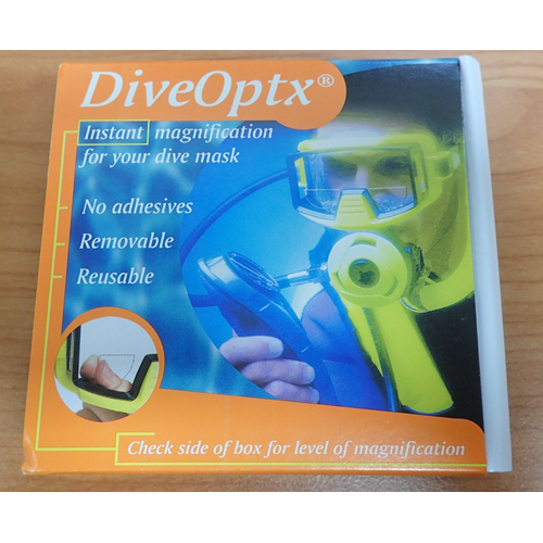 Stick-On Lenses - Magnifiers for Dive/Snorkel Masks  +2.00